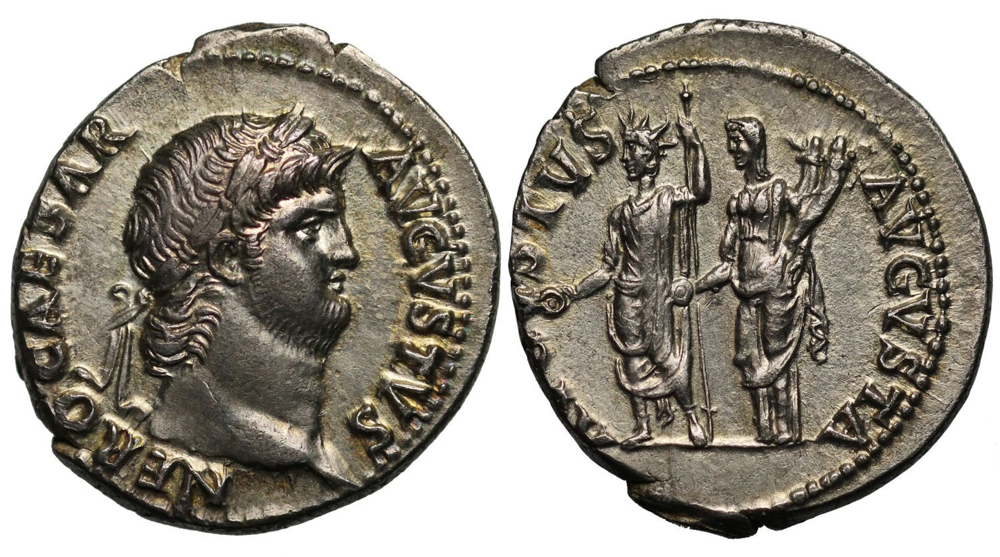 Nero, Silver Denarius