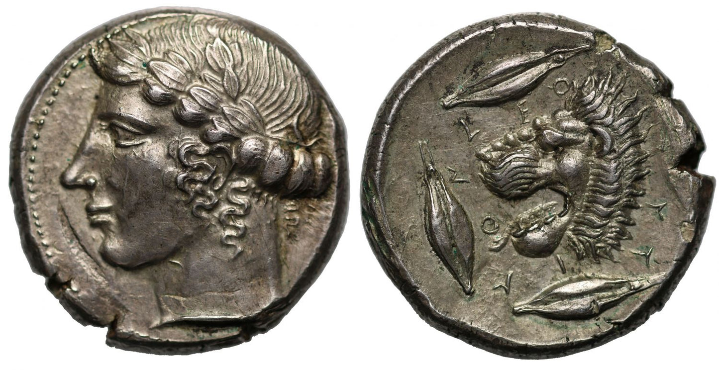Sicily, Leontinoi, Silver Tetradrachm