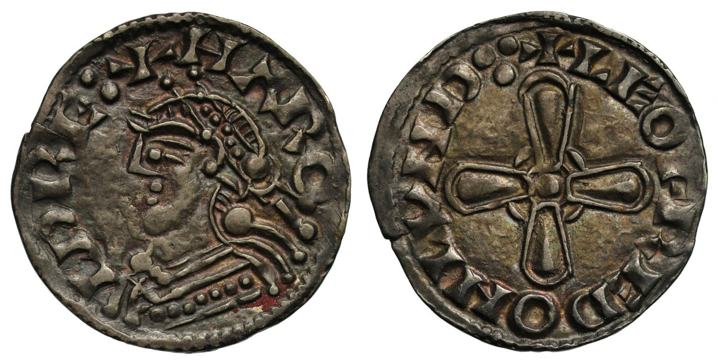 Harold I Penny, Jewel Cross type, London, Leofred, ex Archbishop Sharp