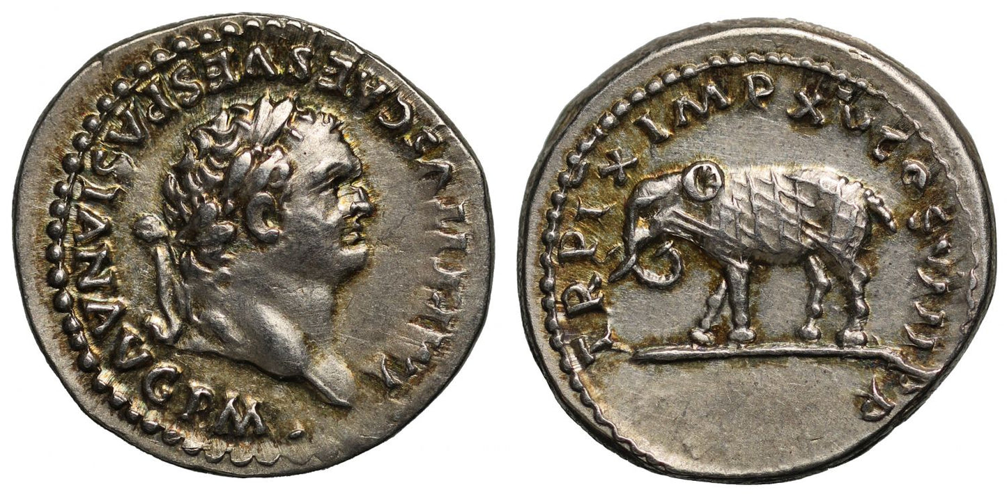 Titus, Silver Denarius