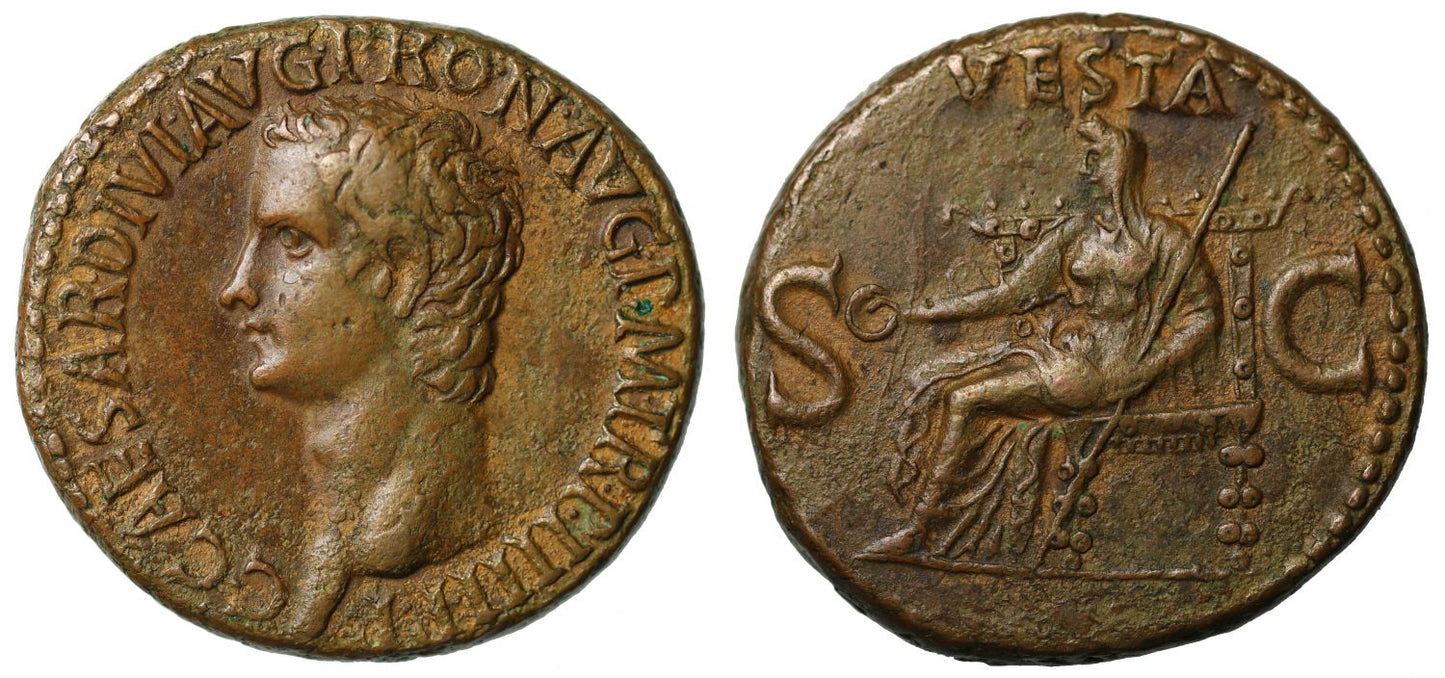 Caligula, AE As