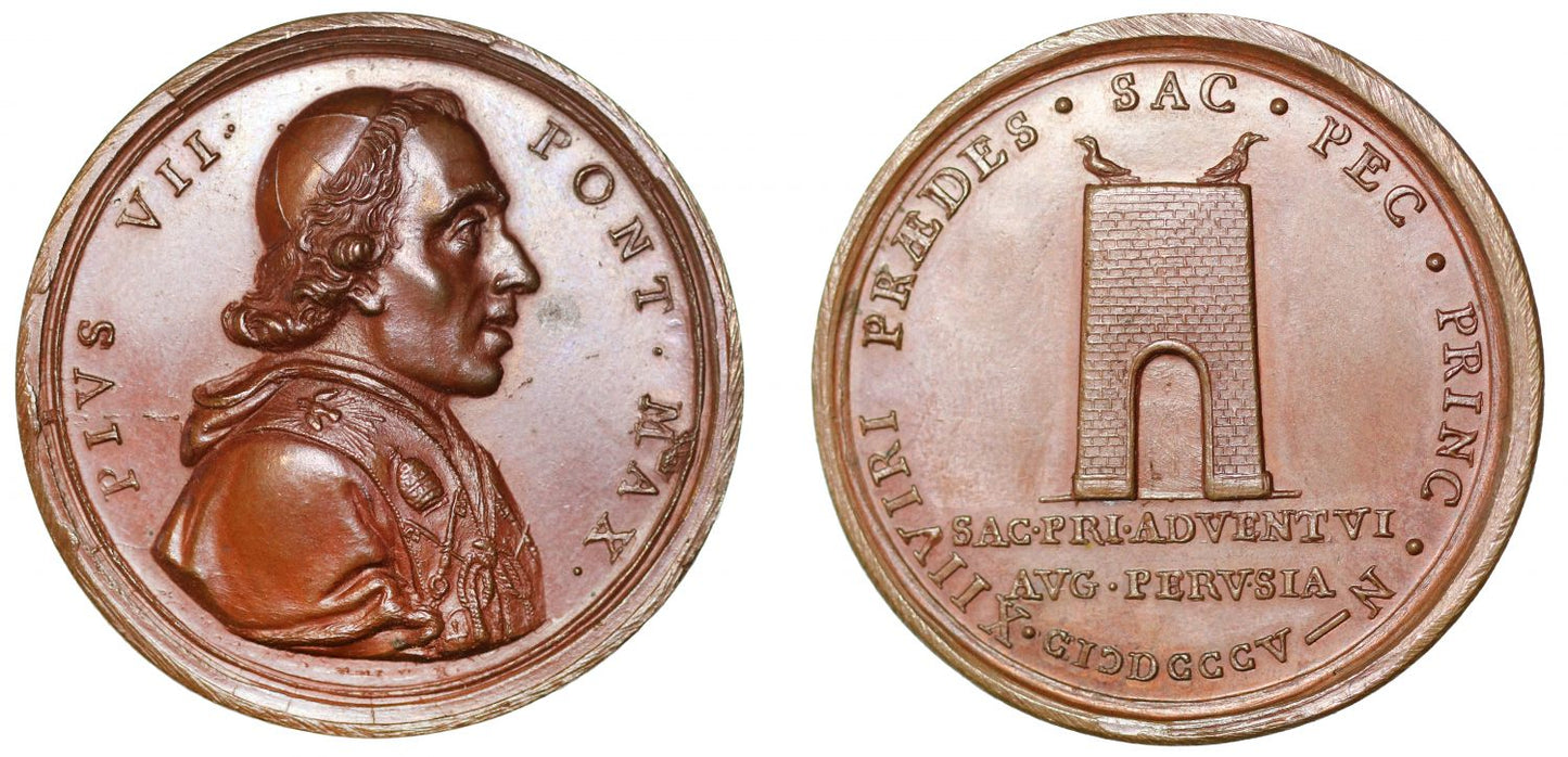 Pius VII, visit to Perugia, 1805.