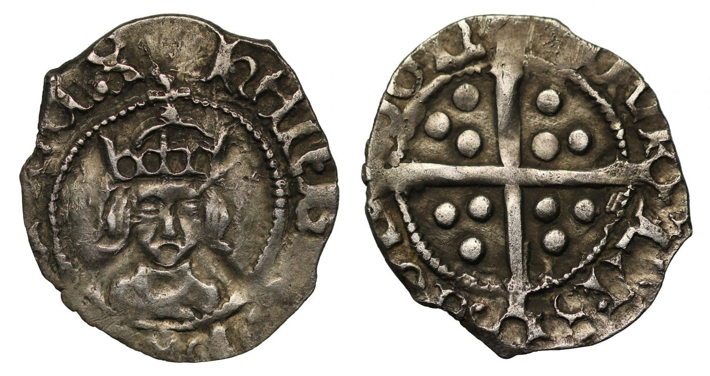 Henry VII Halfpenny, London, single arched crown, no mm or stops