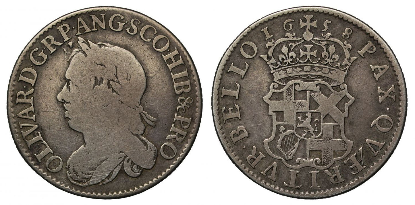 Oliver Cromwell 1658 Shilling