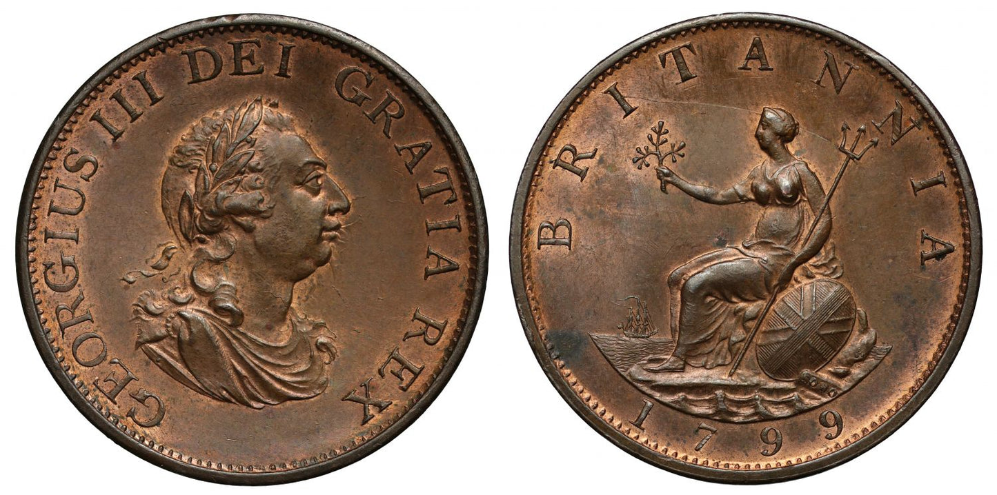 George III 1799 Halfpenny