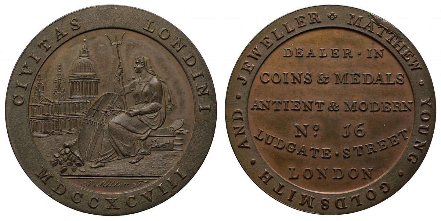 Matthew Young Coin Dealer Penny 1798 London