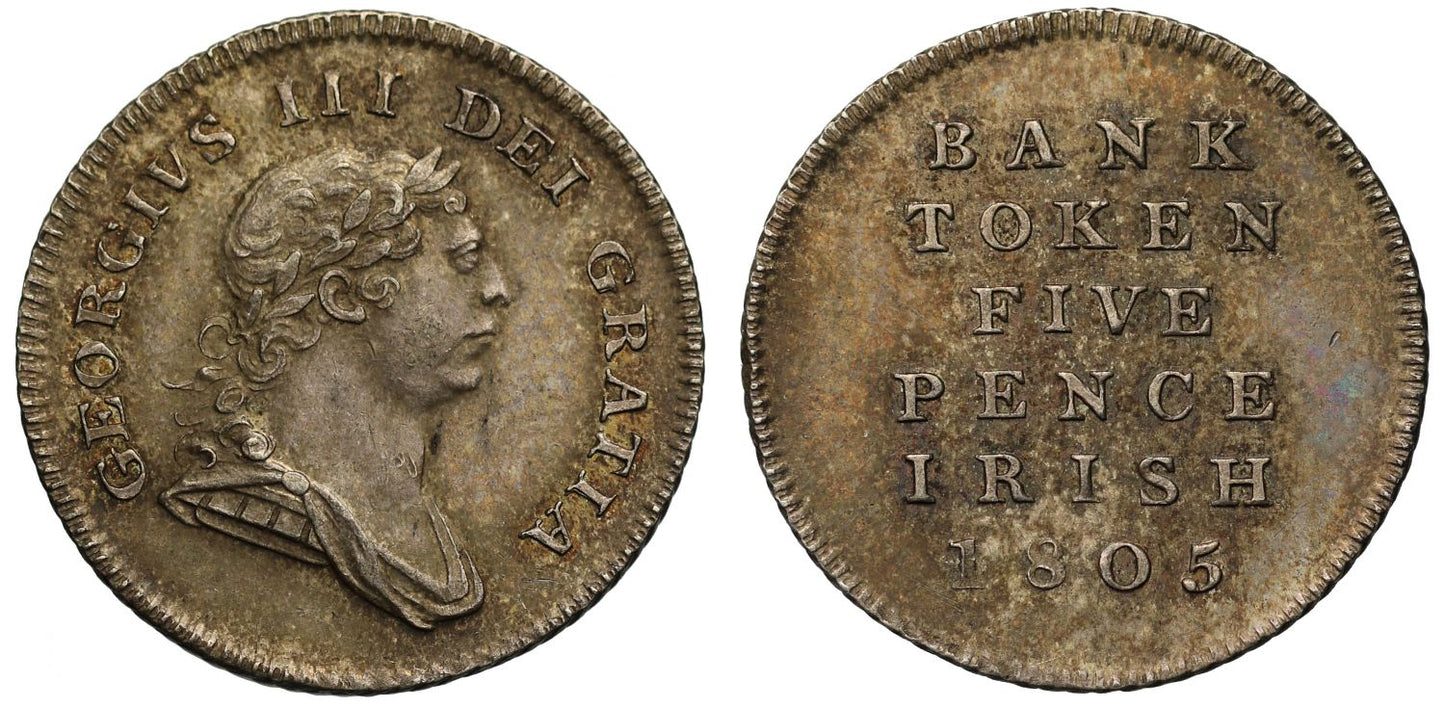 Ireland, George III 1805 Five Pence