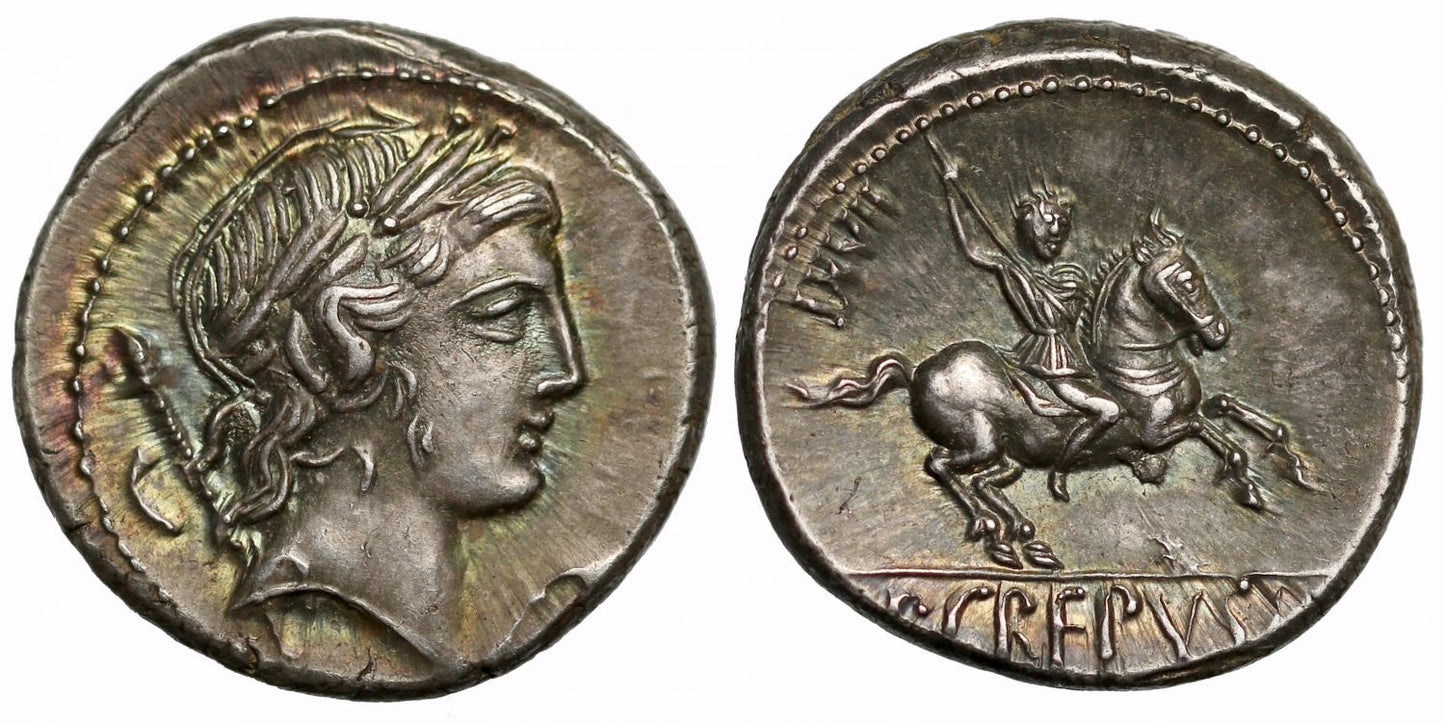 P. Crepusius, Silver Denarius