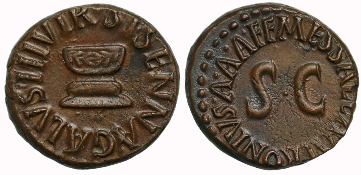 Augustus, AE Quadrans