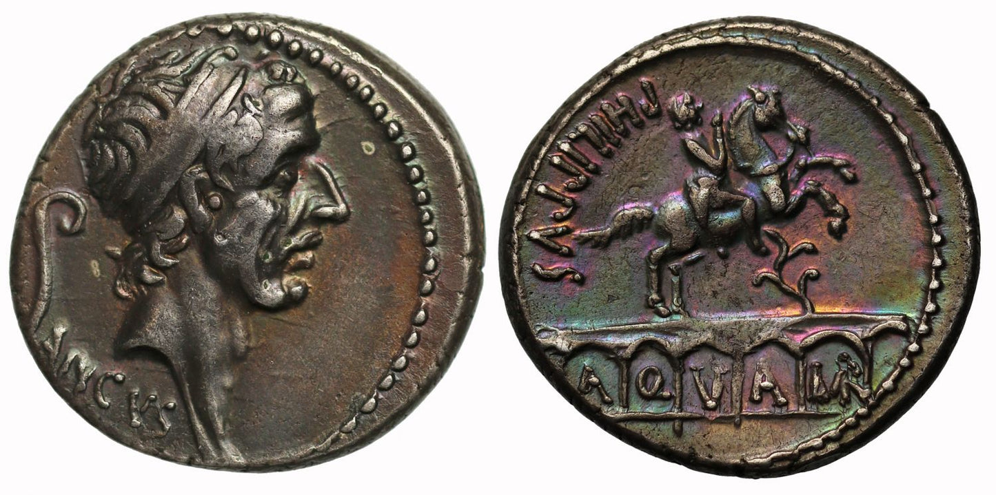 L. Marcius Philippus, Silver Denarius