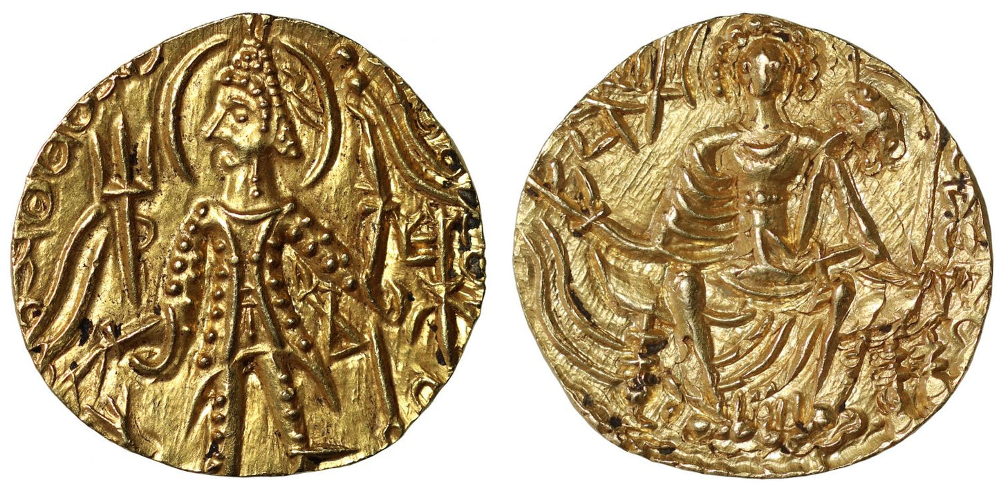 Kushan, Shaka, Gold Dinar.