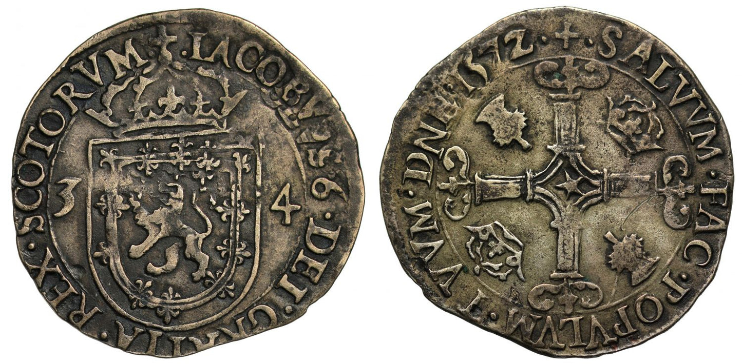 Scotland, James VI 1572 Quarter Merk