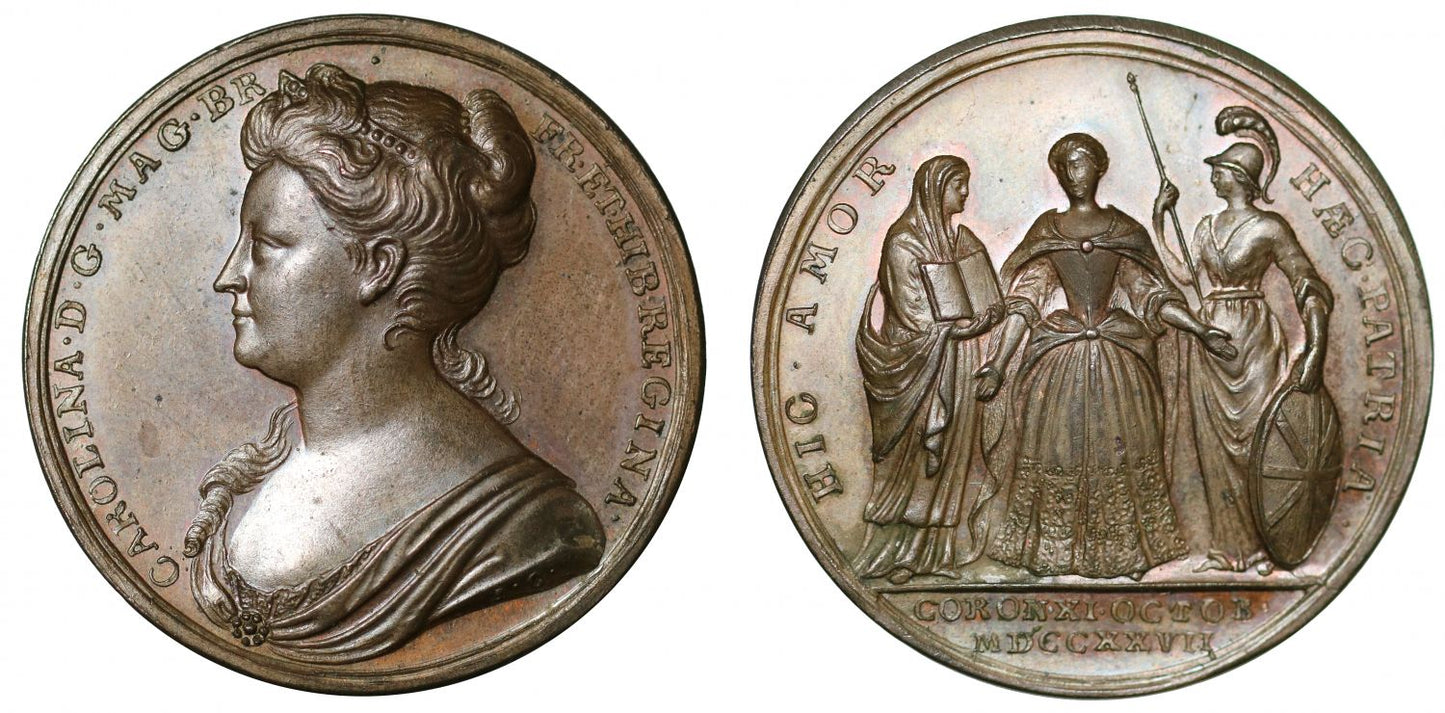 Coronation of Queen Caroline, 1727.