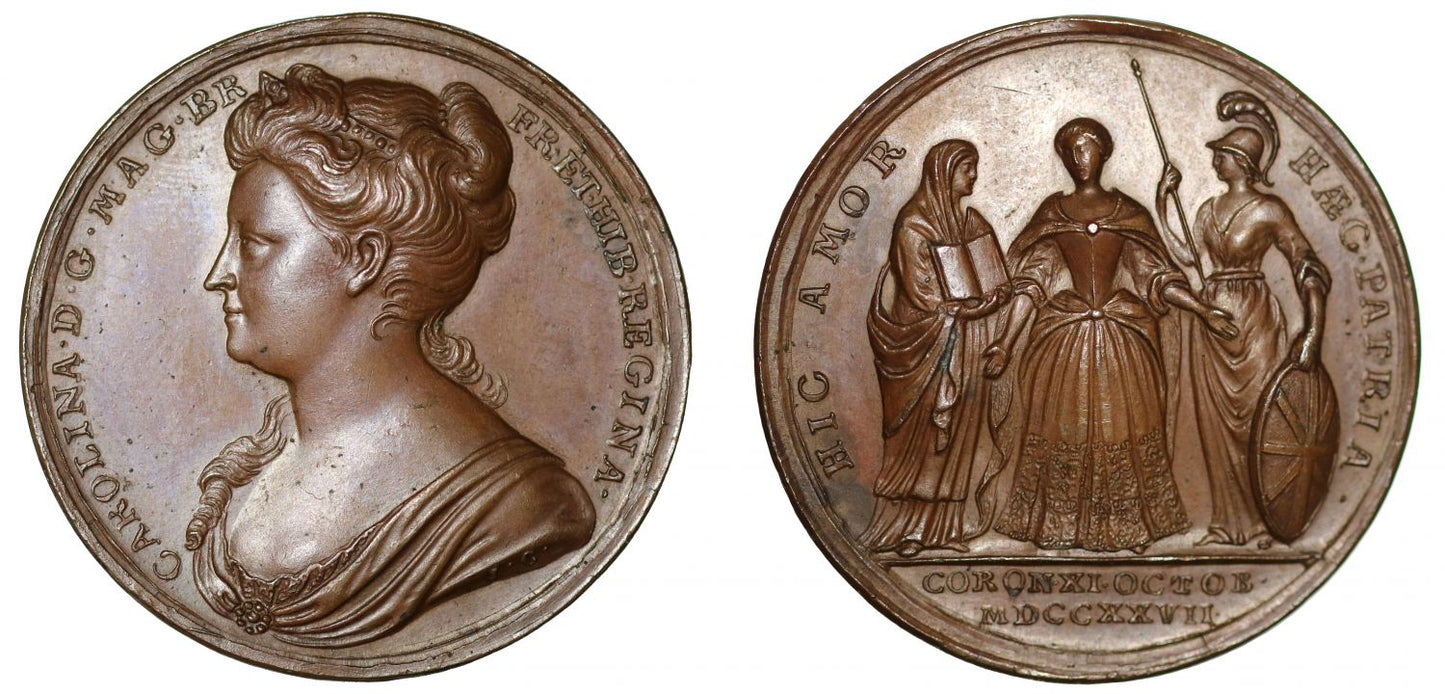 Queen Caroline, Coronation, 1727.