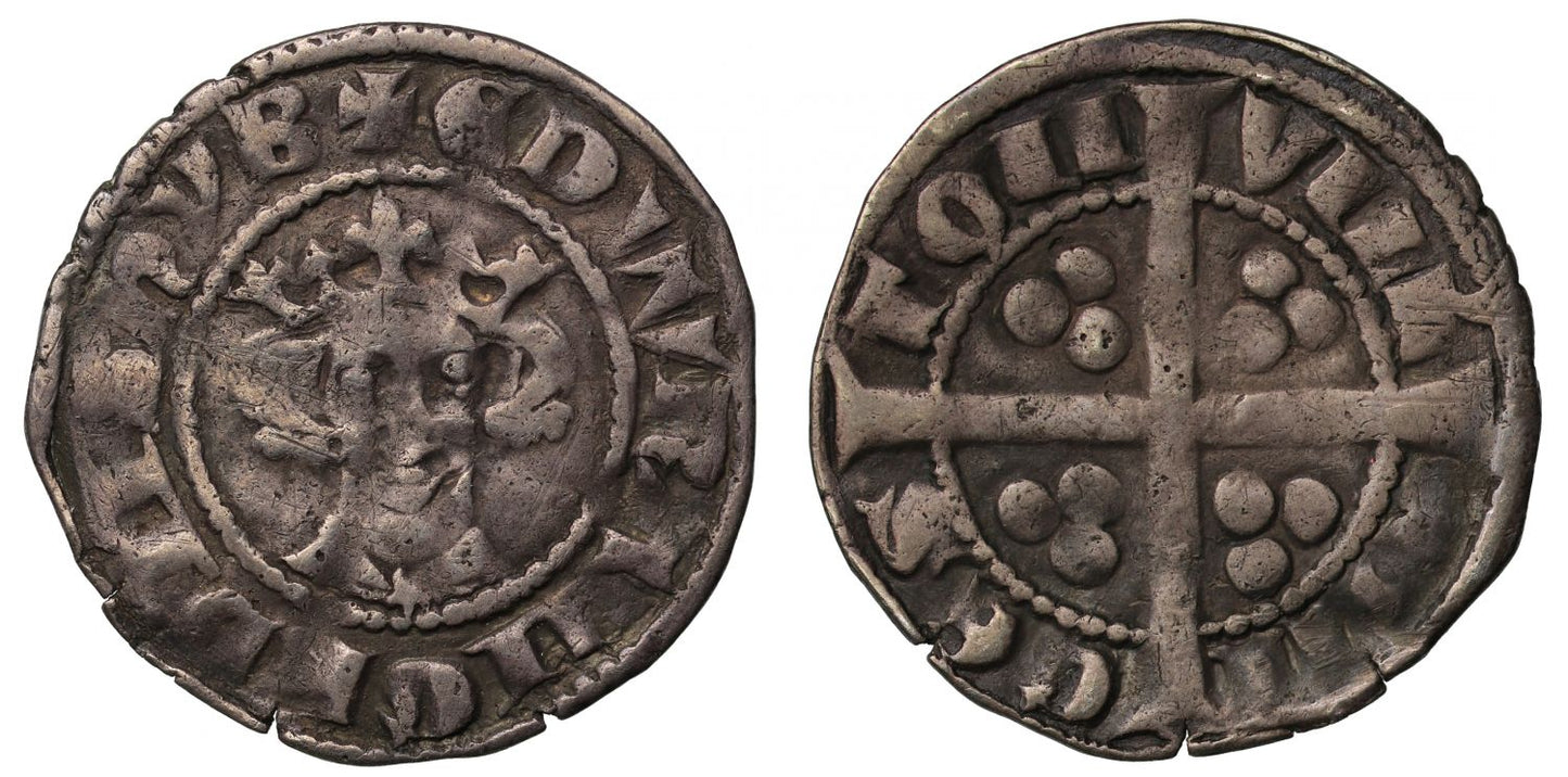 Edward I Penny, Long cross type 9b, Kingston-upon-Hull