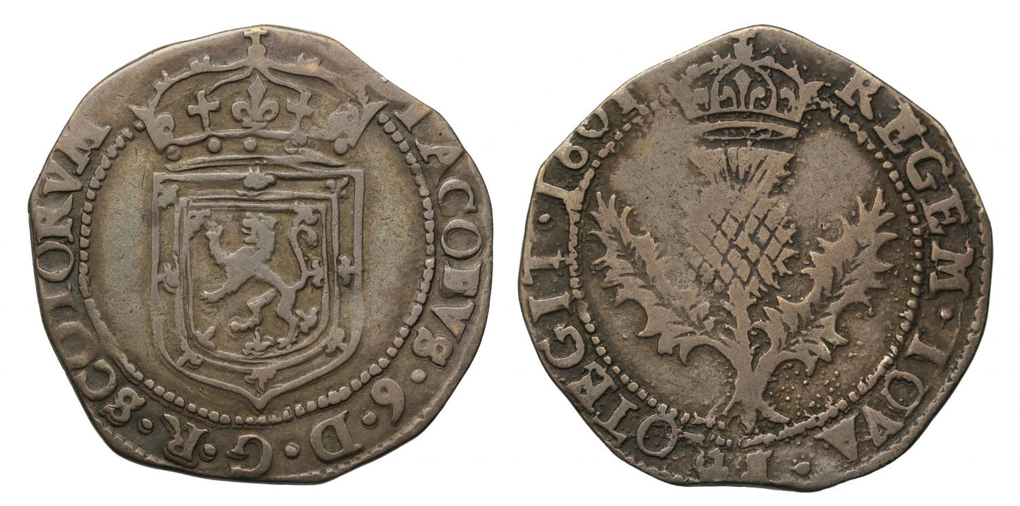 Scotland, James VI 1601 Half Merk