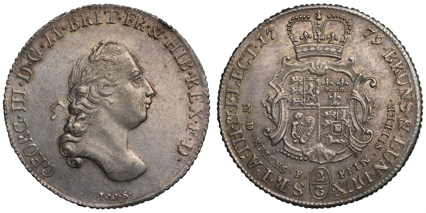 Germany, Brunswick and Luneburg 1779 2/3-Thaler