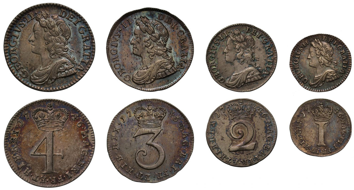George II 1746 Maundy Set, young head