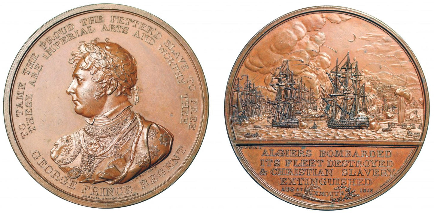 The Bombardment of Algiers, 1816.