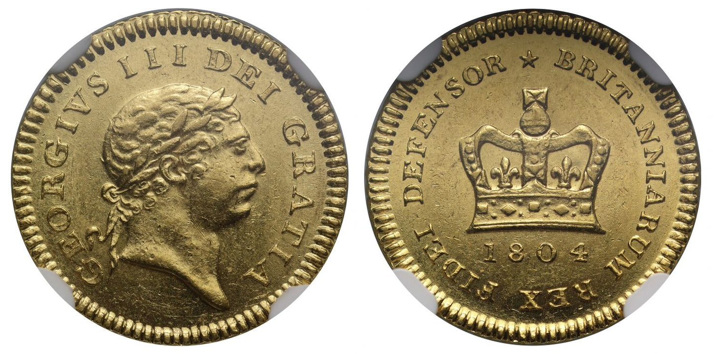 George III 1804 Third-Guinea MS63