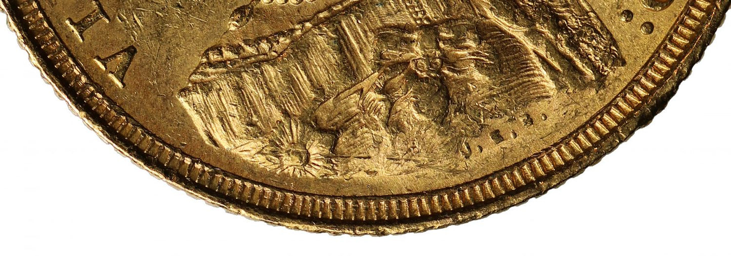 Victoria 1887 S Sovereign DISH S3 R4