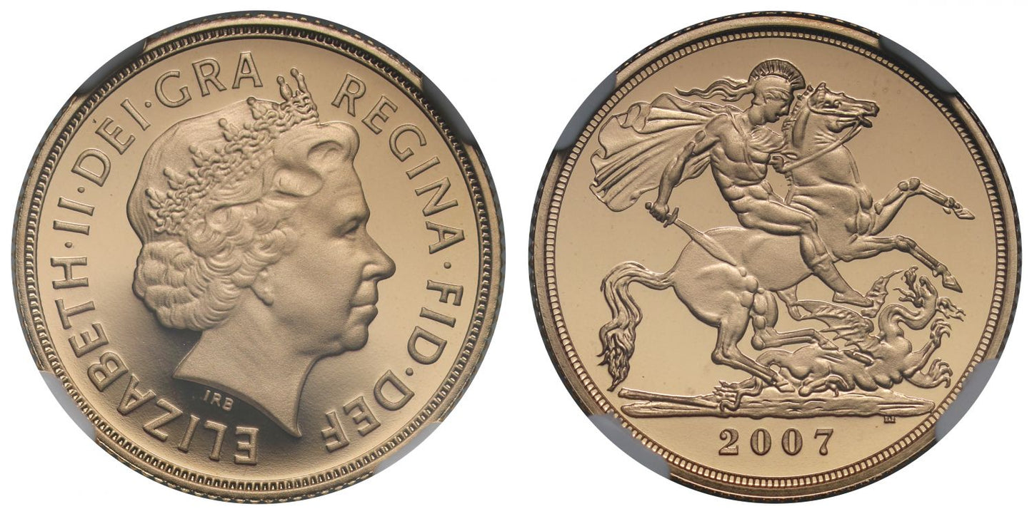 Elizabeth II 2007 proof Sovereign PF69 ULTRA CAMEO