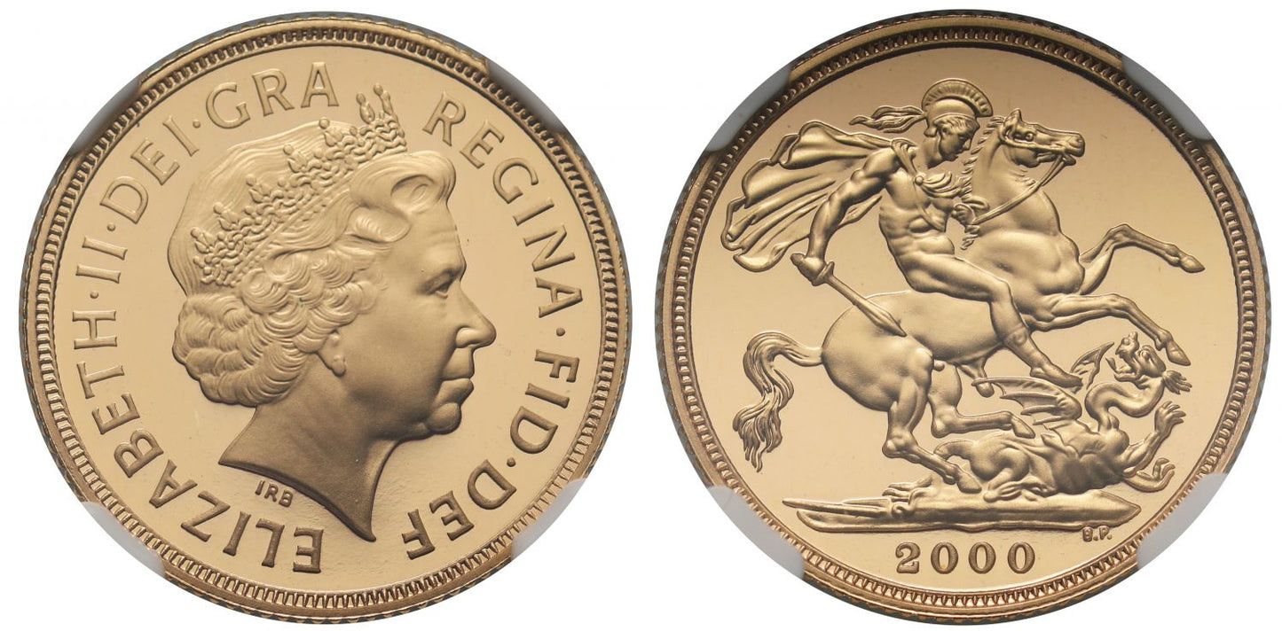 Elizabeth II 2000 proof Sovereign PF69 ULTRA CAMEO