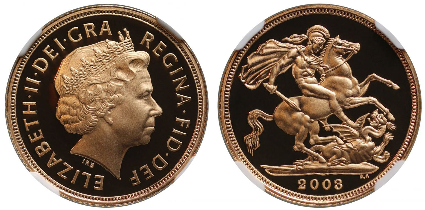 Elizabeth II 2003 proof Sovereign PF70 ULTRA CAMEO