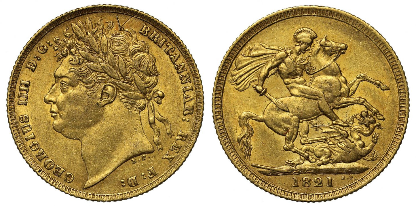 George IV 1821 Sovereign