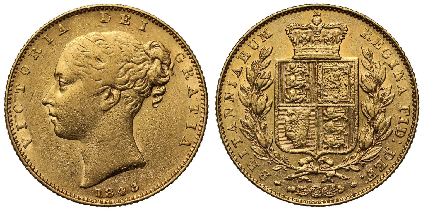 Victoria 1843 Sovereign