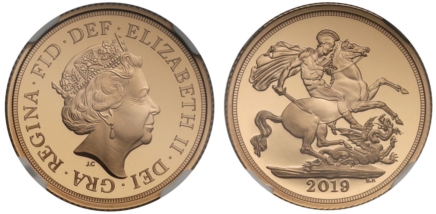 Elizabeth II 2019 proof Sovereign PF70 ULTRA CAMEO