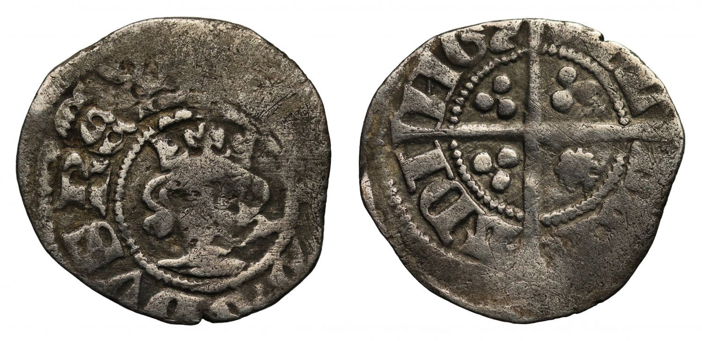 Edward III Reading Halfpenny 3rd coinage