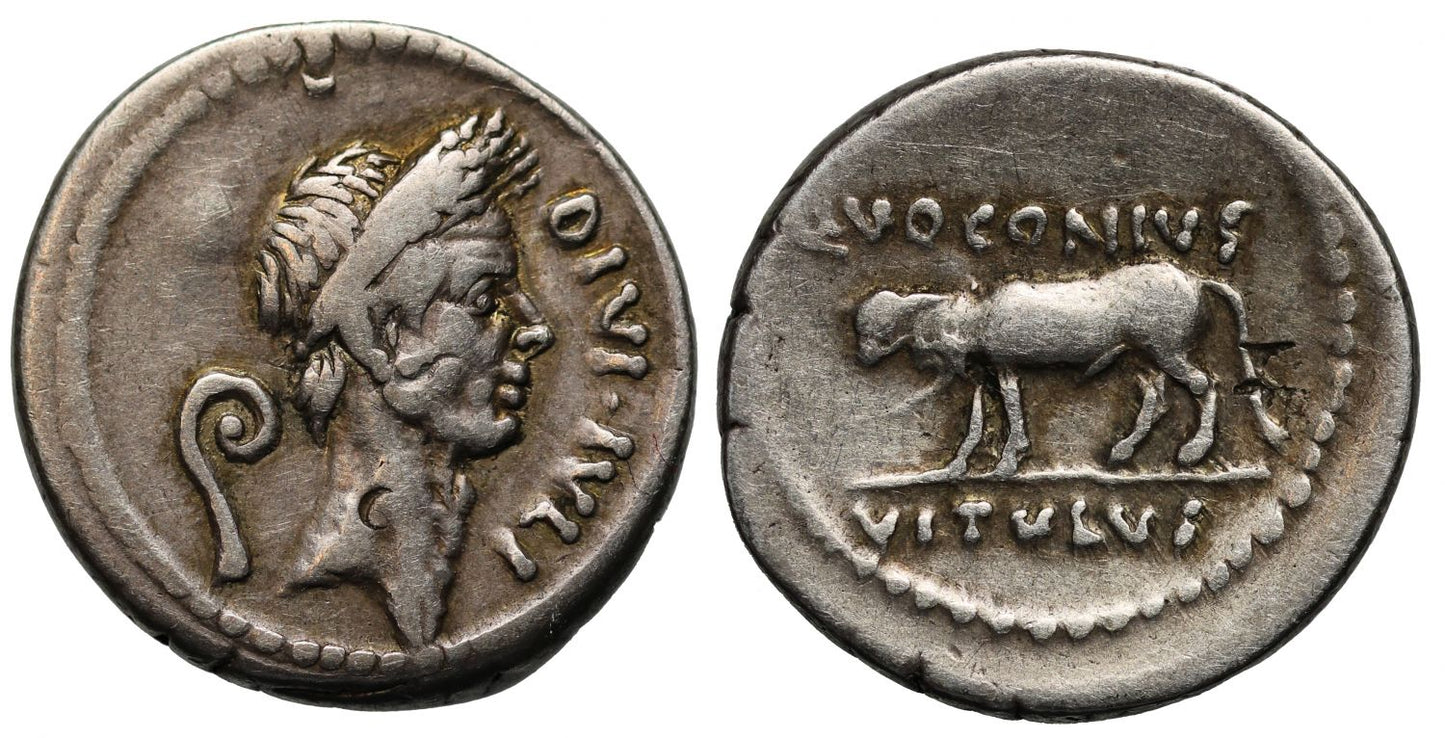 Julius Caesar, Silver Denarius