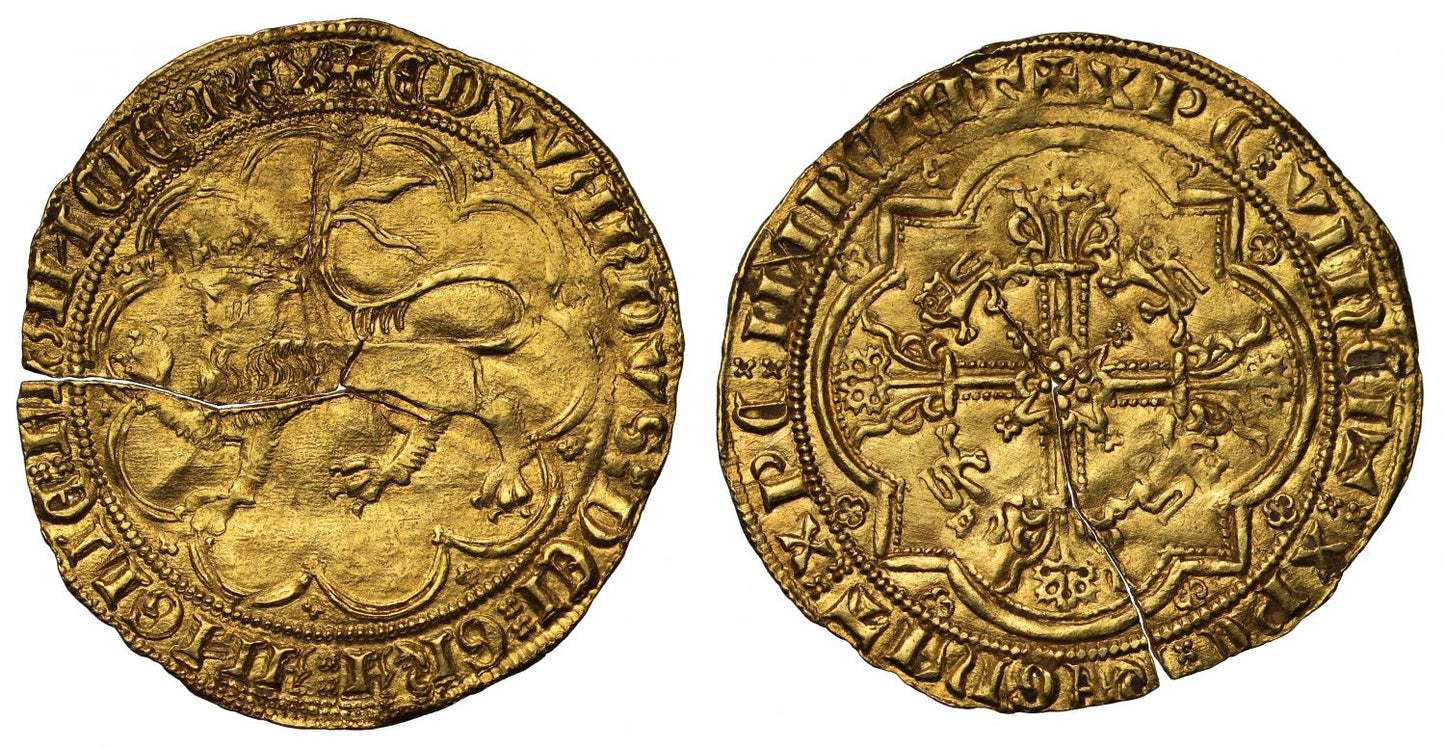 Aquitaine, Edward III Leopard d'Or 3rd issue