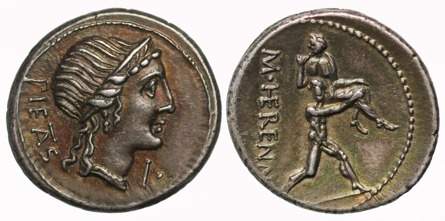 M. Herennius, Silver Denarius