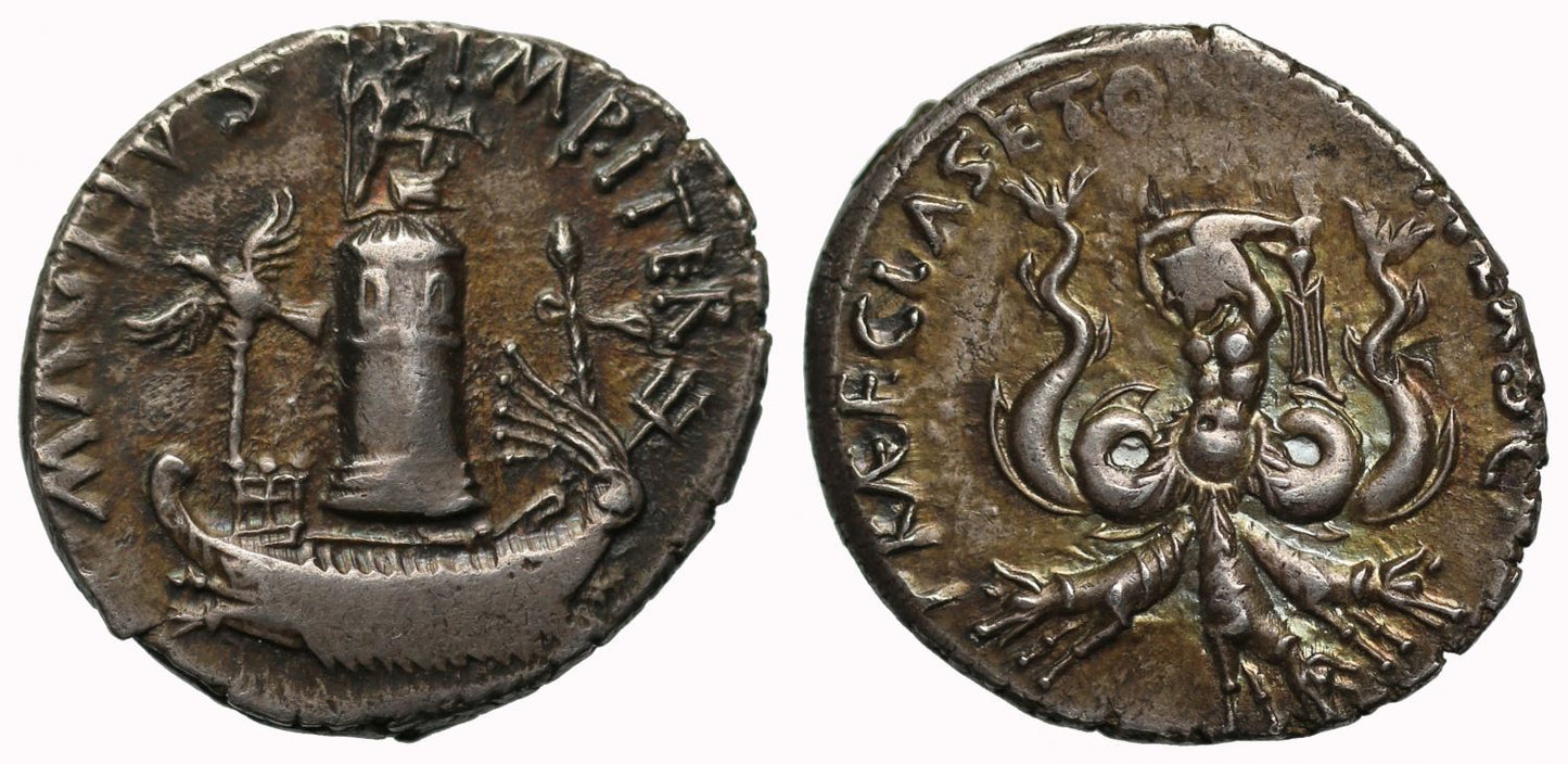 Sextus Pompey, Silver Denarius