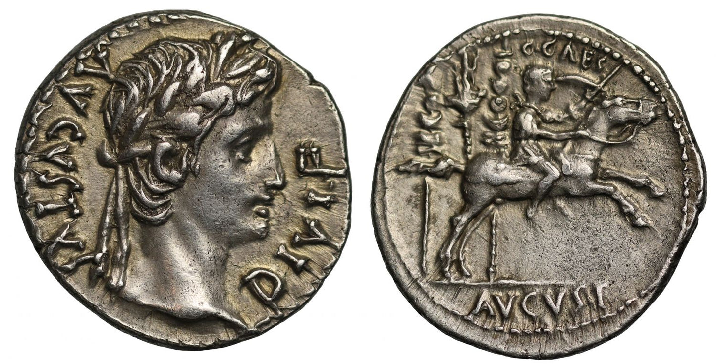 Augustus, Silver Denarius