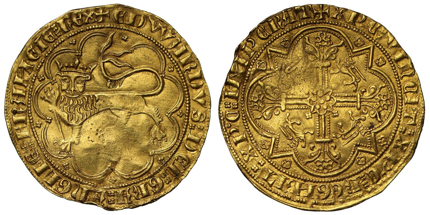 Edward III Leopard d'Or, rare 2nd Issue