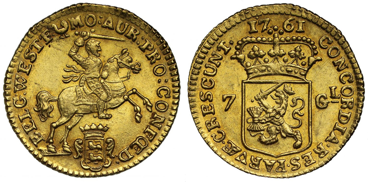 Netherlands, West Friesland, 7-Gulden 1761