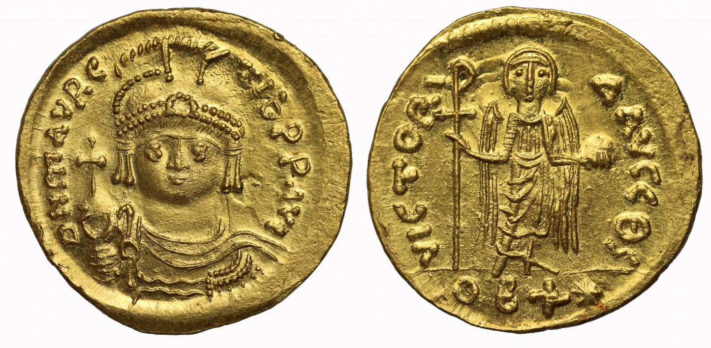 Maurice Tiberius, Gold Lightweight Solidus
