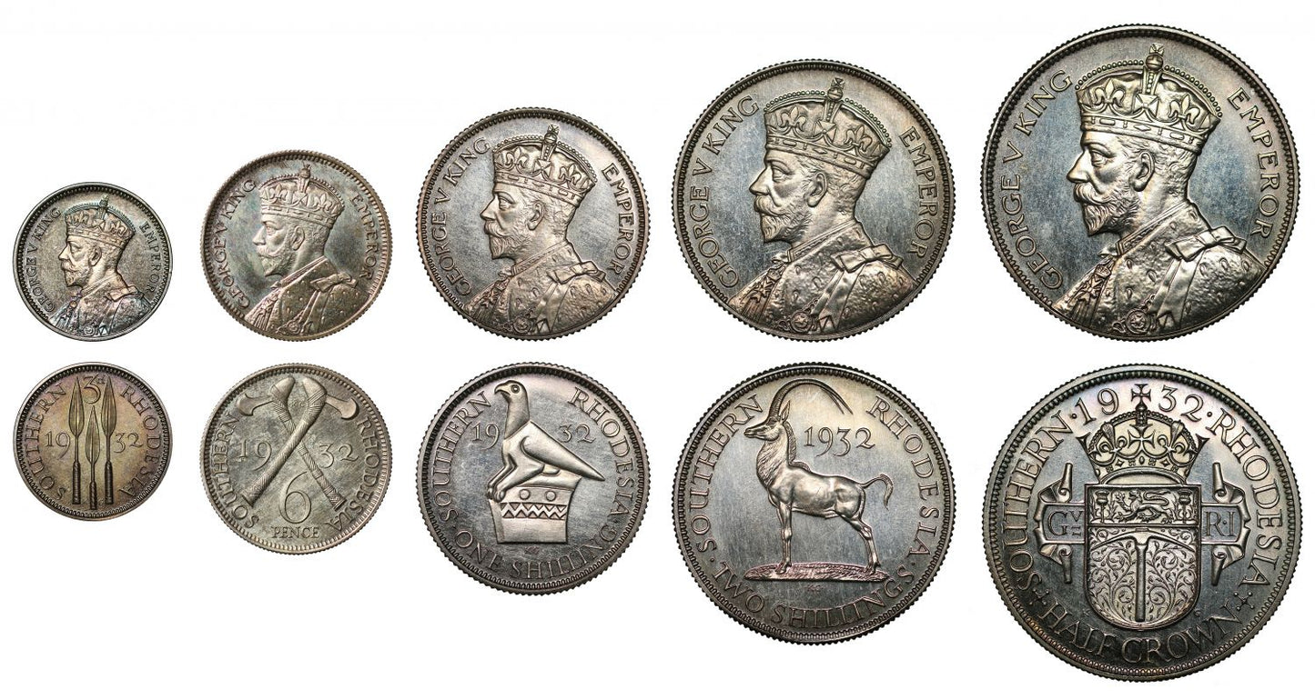 Southern Rhodesia, 1932 Proof Set