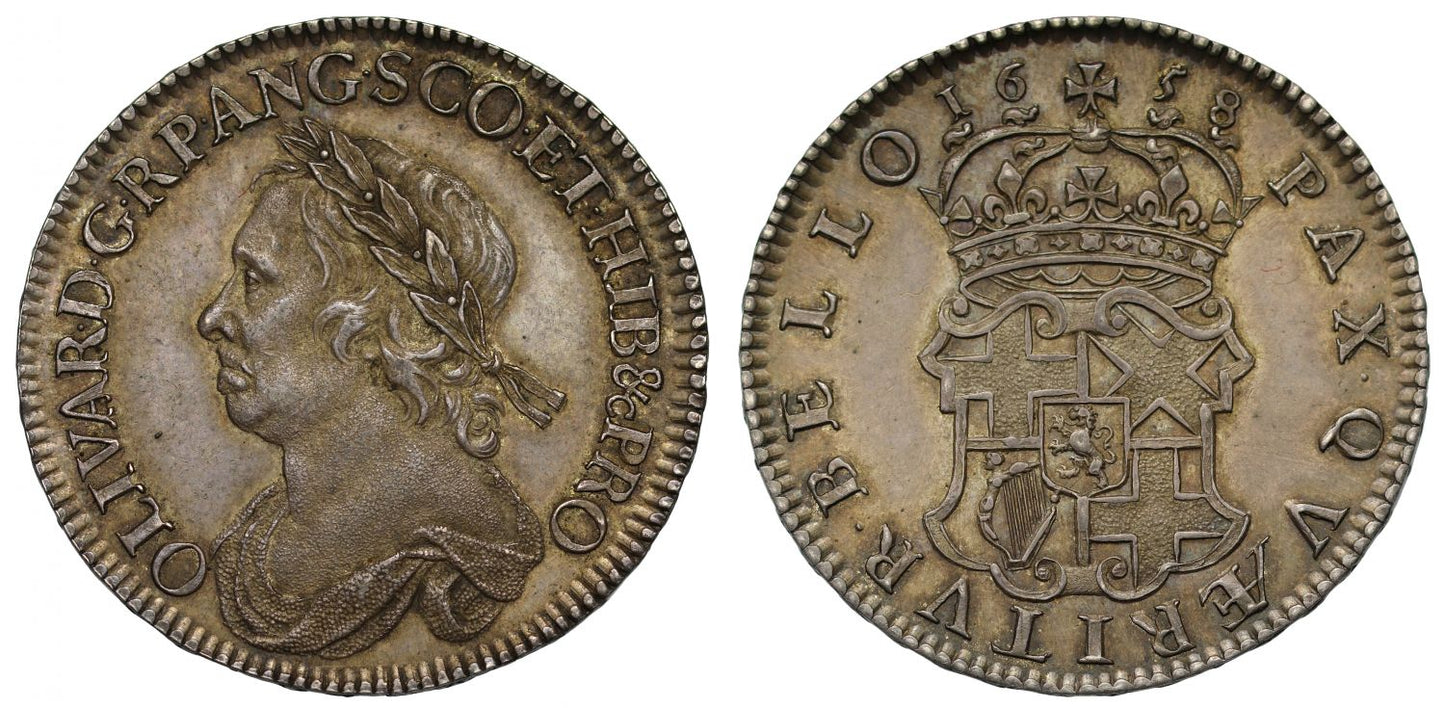 Oliver Cromwell 1658 Halfcrown