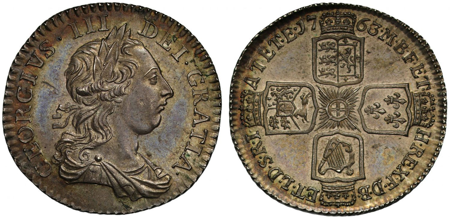 George III 1763 "Northumberland" Shilling