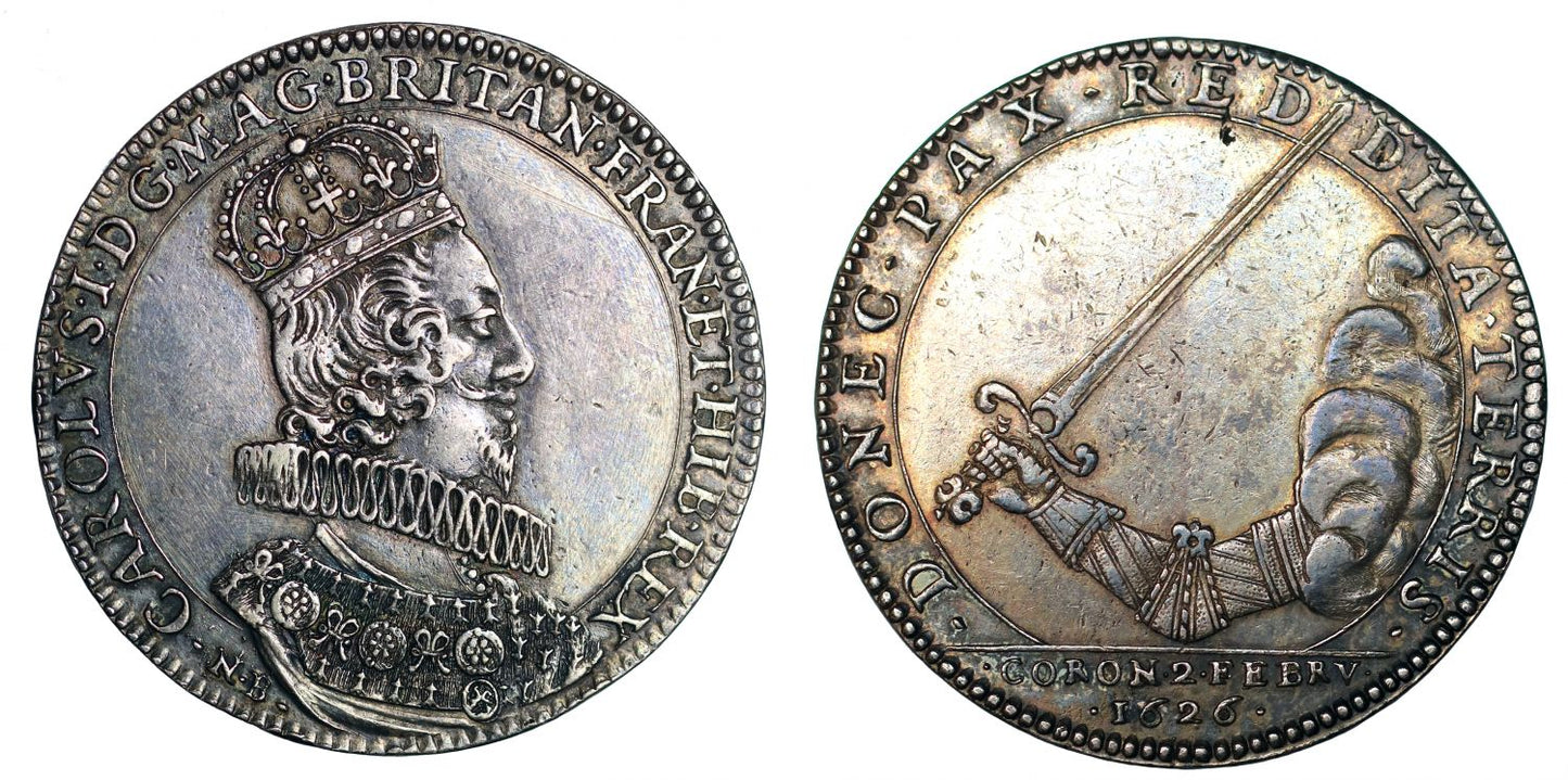 Charles I, Coronation, 1626, silver medal