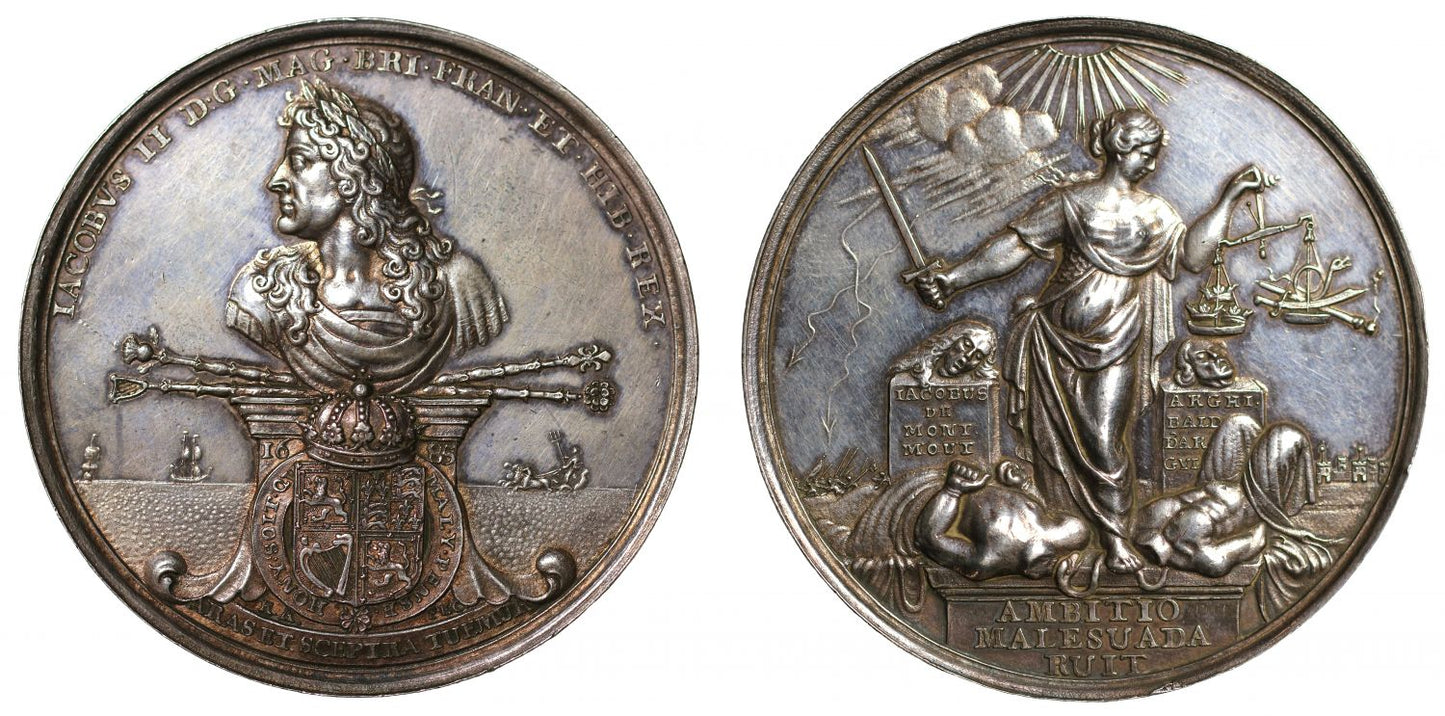 Dukes of Monmouth and Argyle beheaded, 1685.