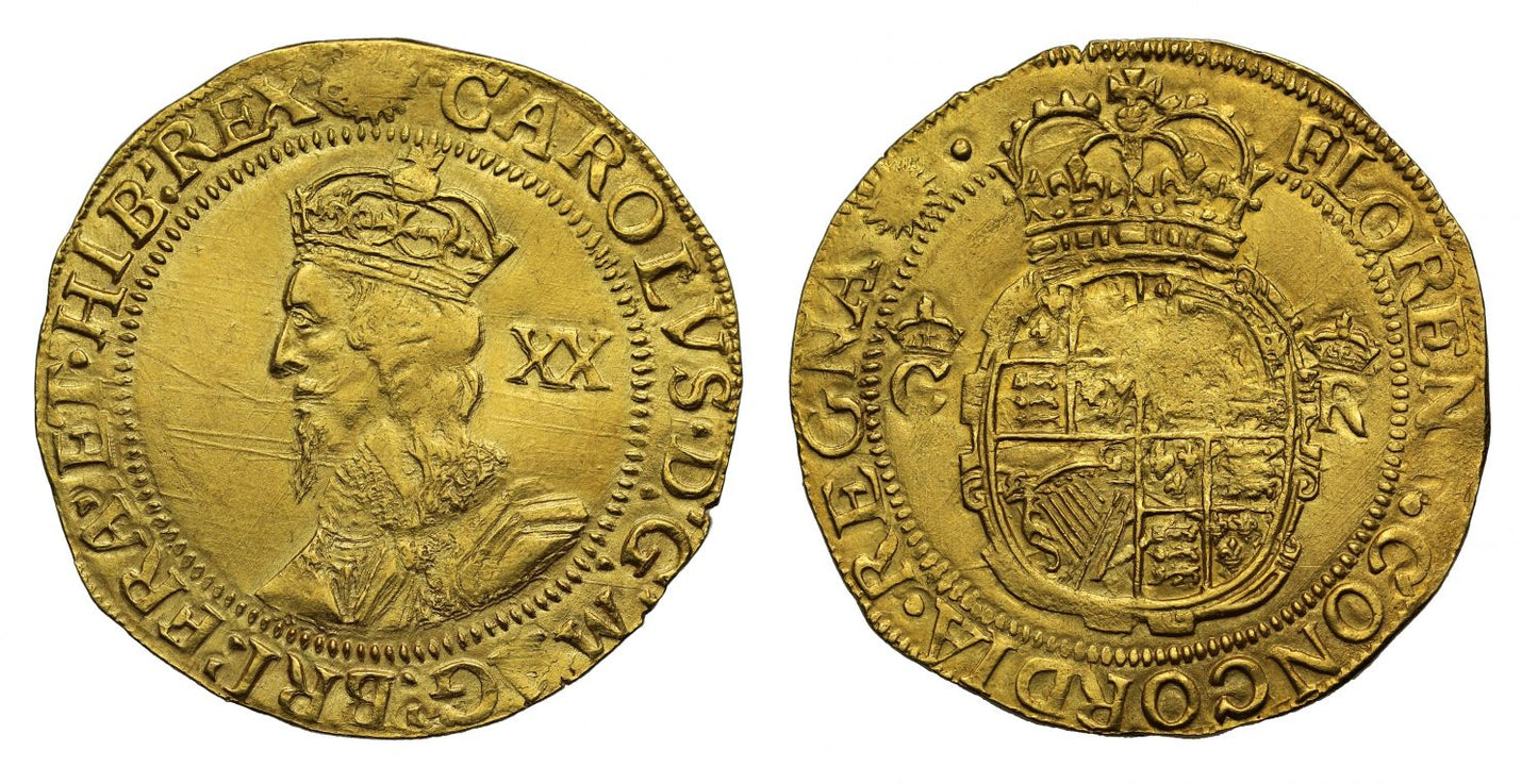 Charles I Unite mm sun over eye