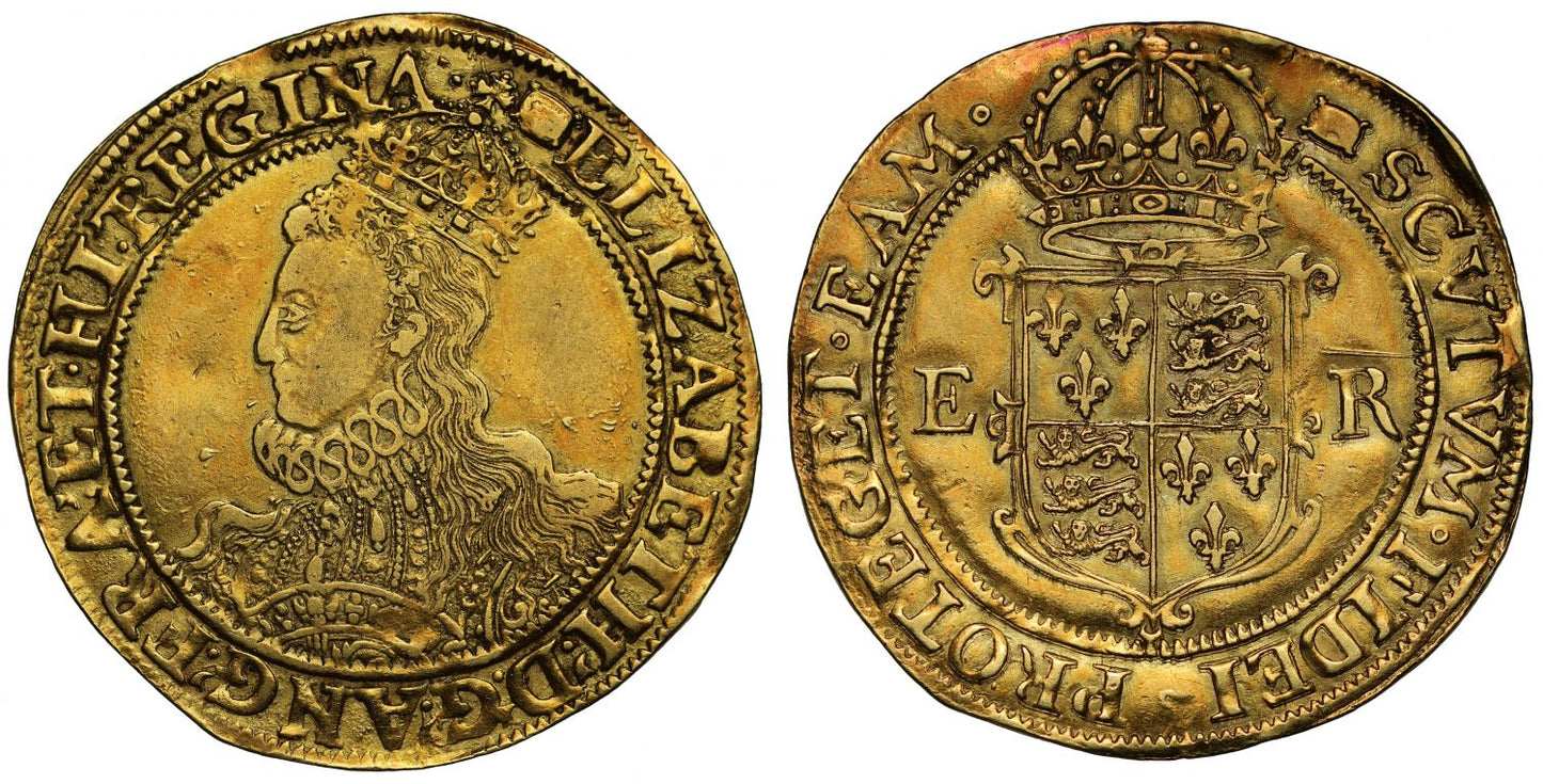 Elizabeth I Pound of Twenty Shillings, sixth issue AU50