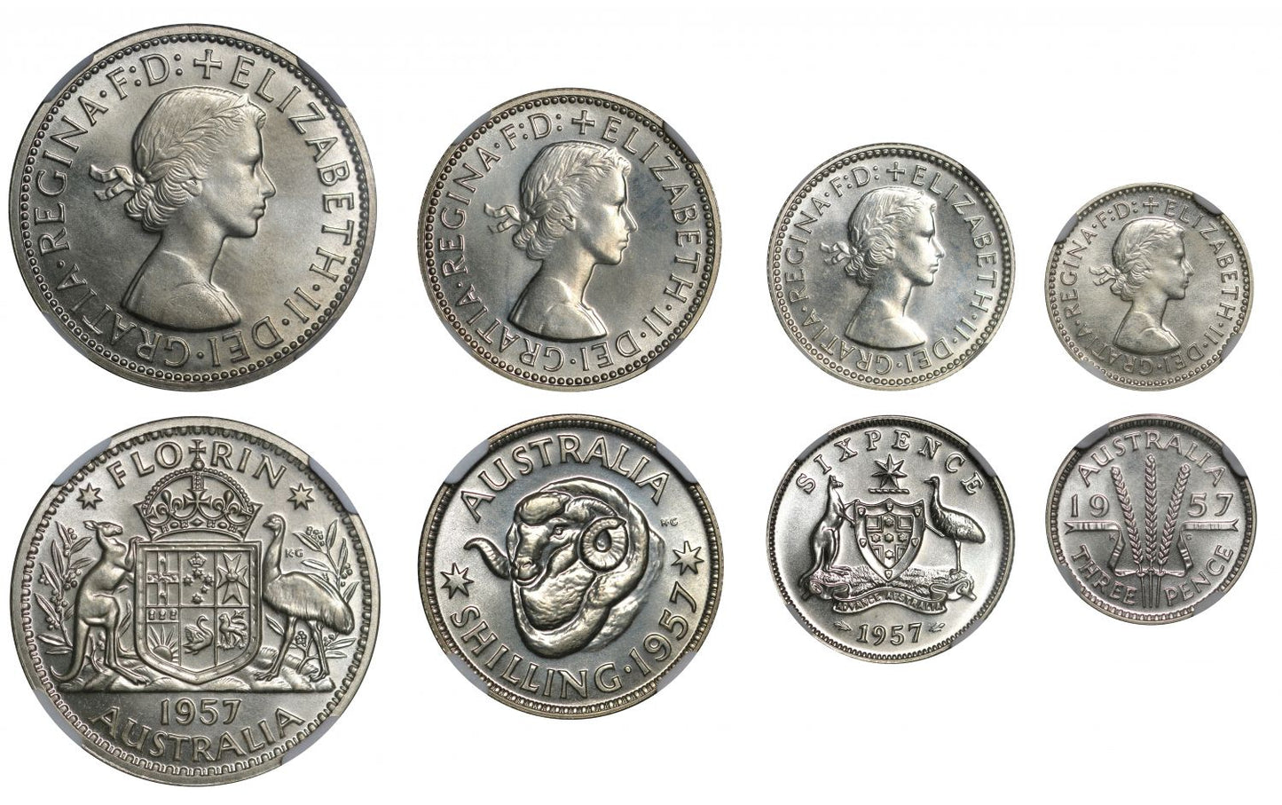 Australia, Proof Set, 1957.