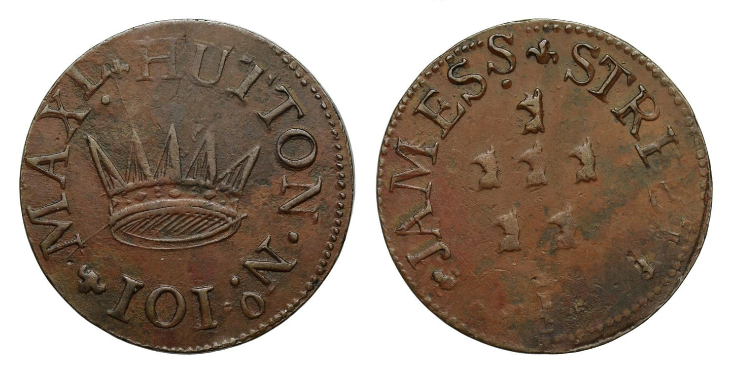 Ireland, 18th Century Dublin Token Hutton Farthing