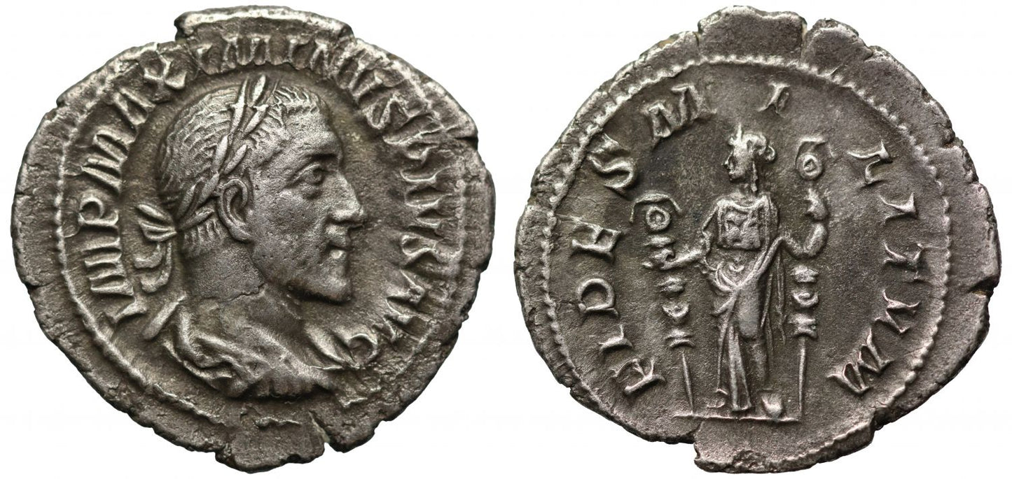 Maximinus I, silver Denarius.